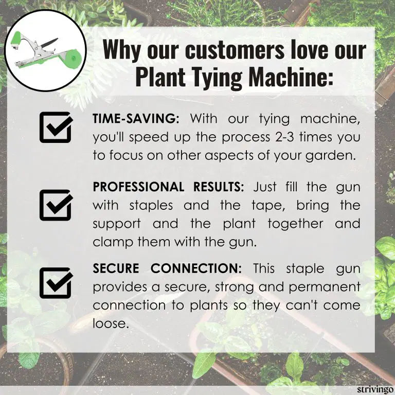 GrowGrip – Plant Binding Machine with Tape Starter Pack