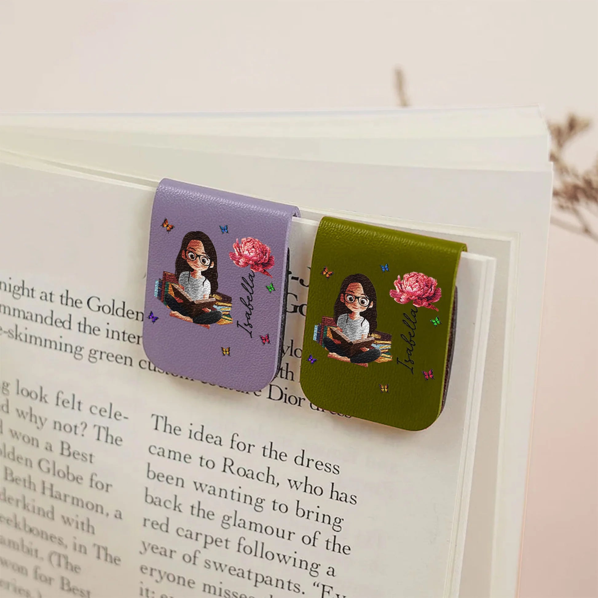 PetalPage – Birth Flower Personalized Bookmark