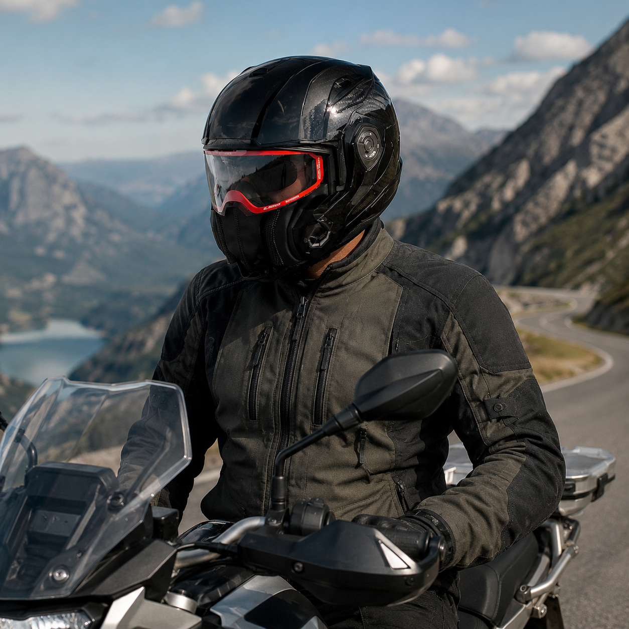 ADVANT X Carbon Adventure Helmet-DOT & ECE safety certified