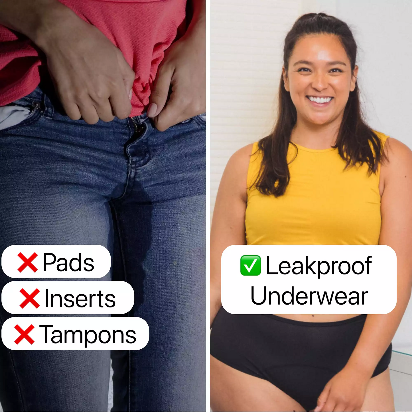 FlexiCare - Seamless Leak-Proof Panties