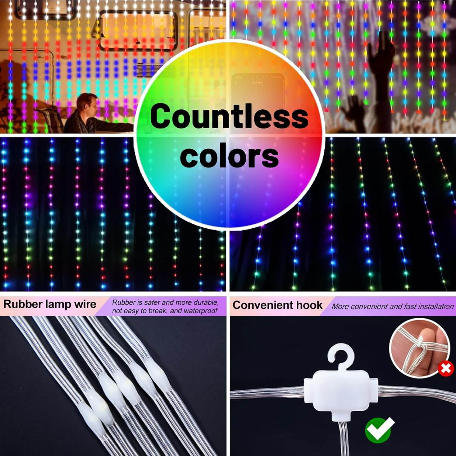 LumiSync – Smart LED Curtain Lights