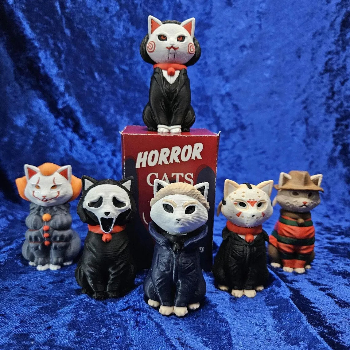 ScarePaws – Horror Inspired Cat Figurine Collection