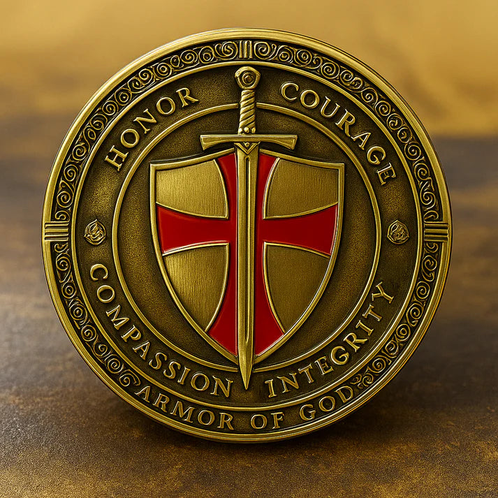 SacredValor – Templar Prayer Coin