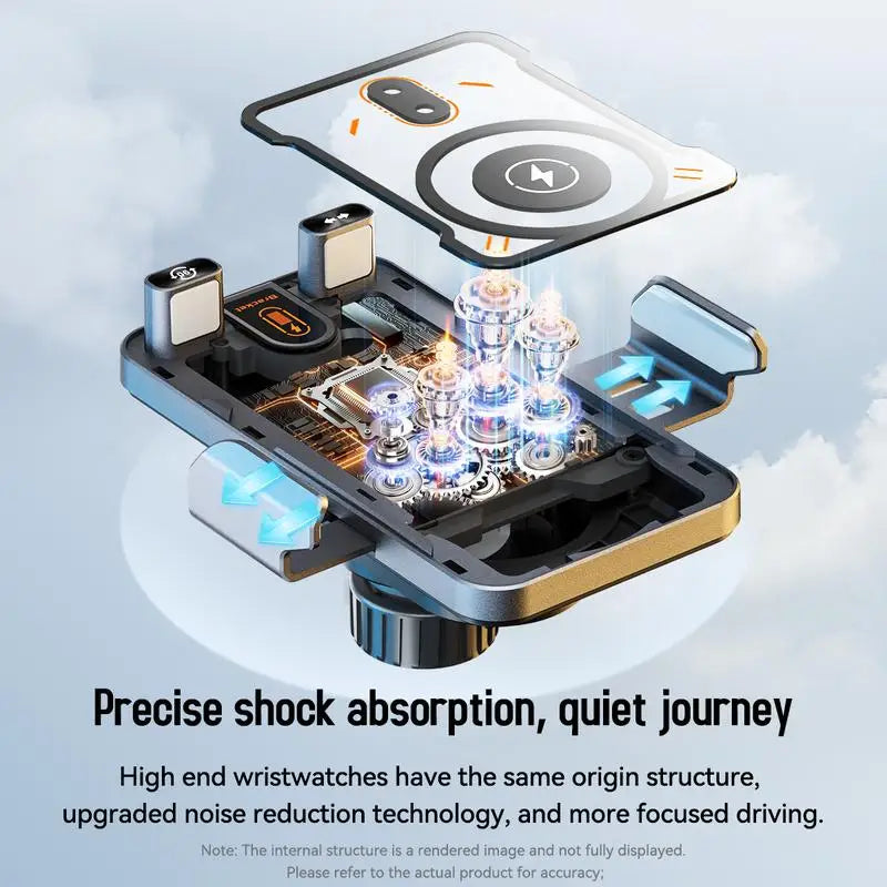 QuickGrip – Pro Wireless Fast Charging Car Holder
