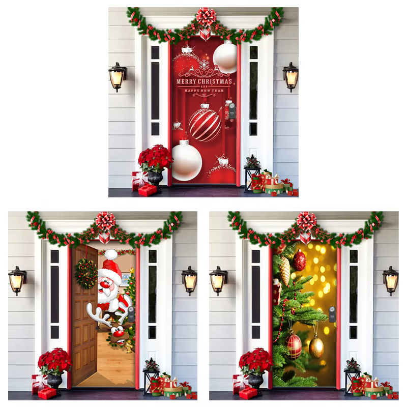 SantaEntry - Quick-Fit Christmas Door Magic Transformation