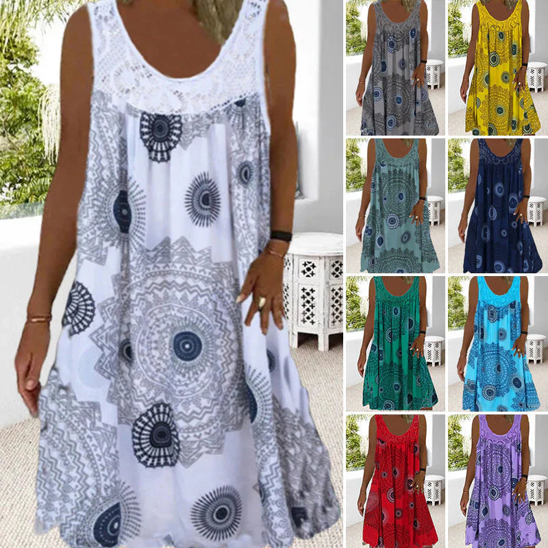 SunPetal – Women’s Printed Summer Dress