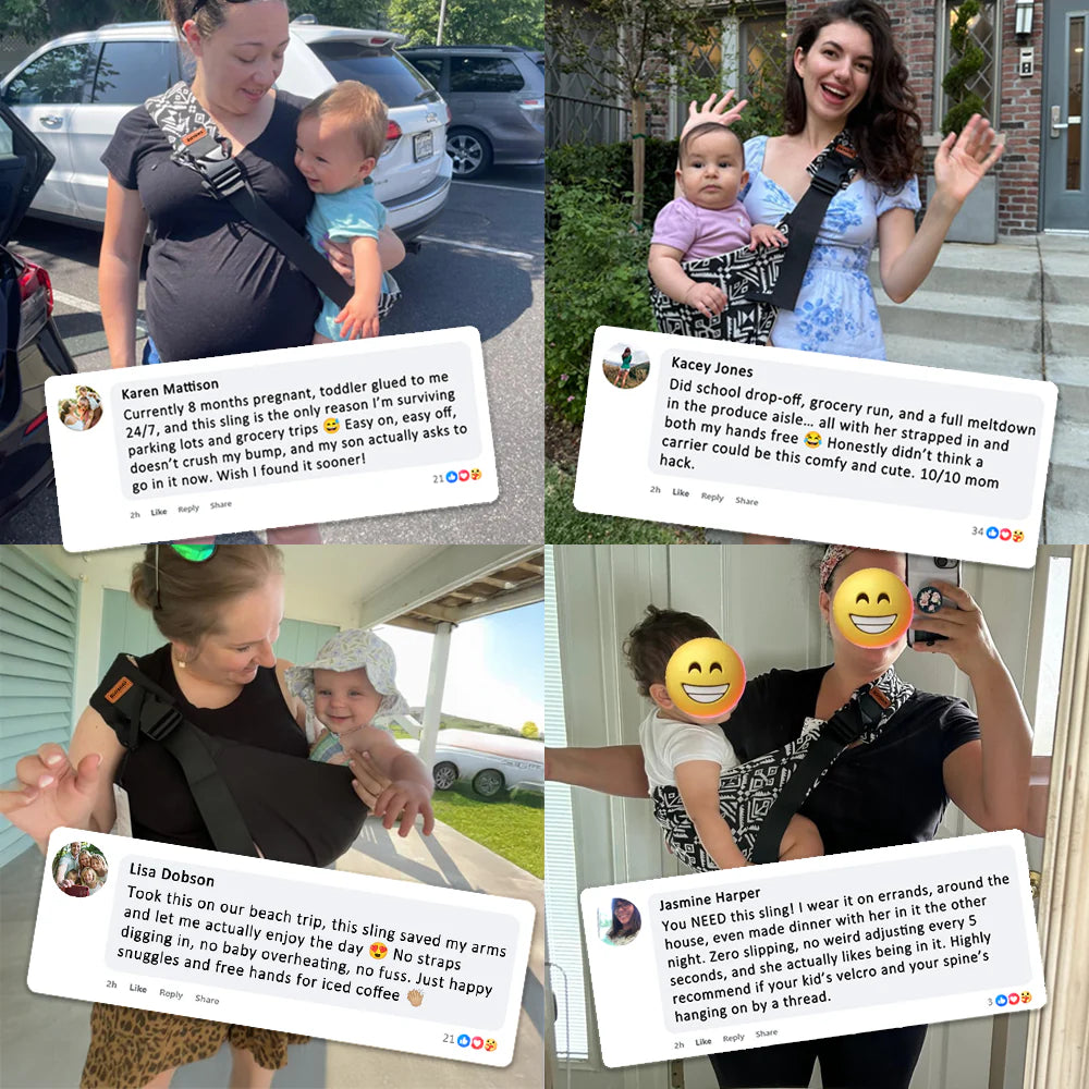 BamboraNest – Cozy Sling Carrier