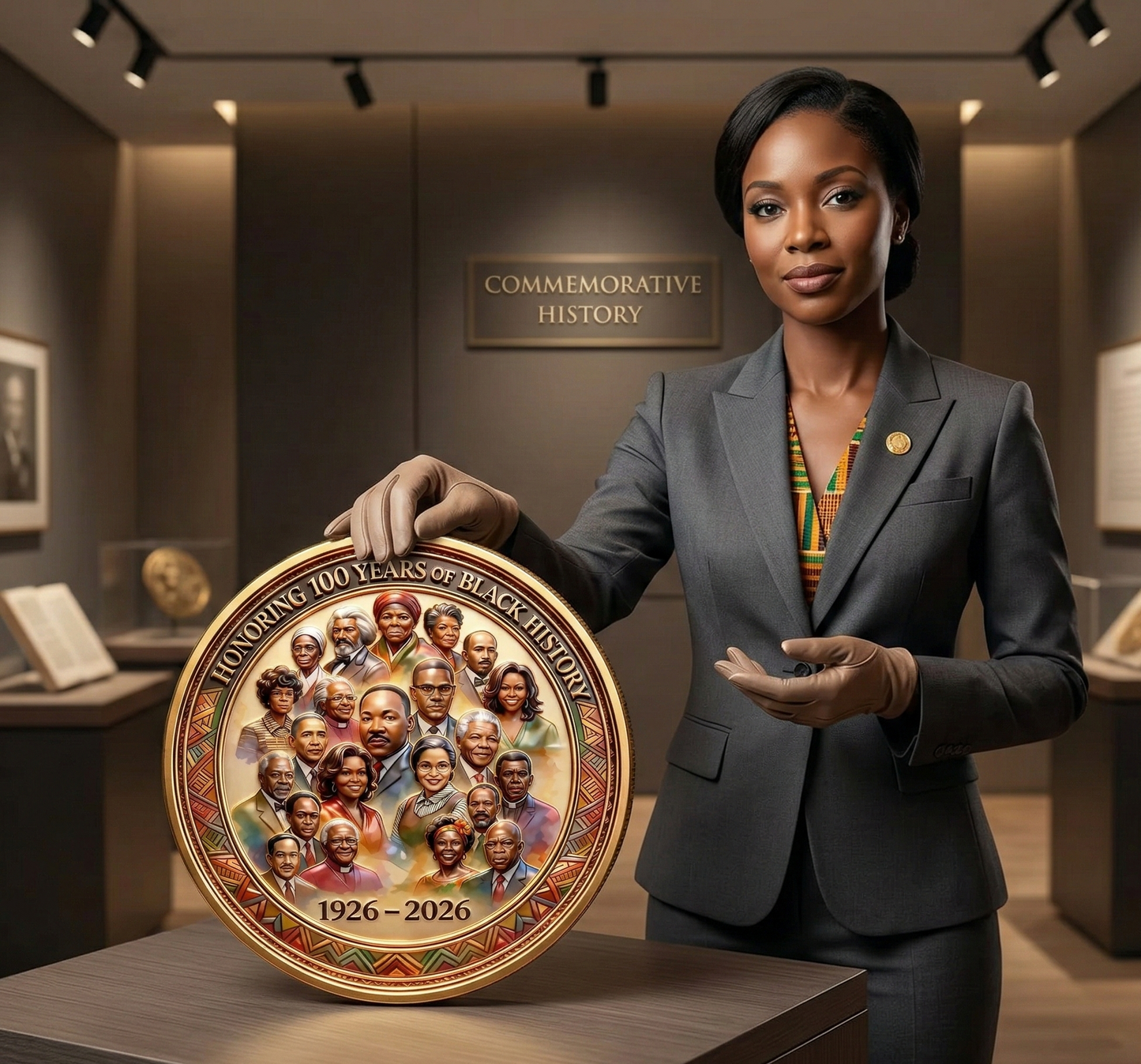 HonorRoots – Black History Month 100-Year Anniversary Coin