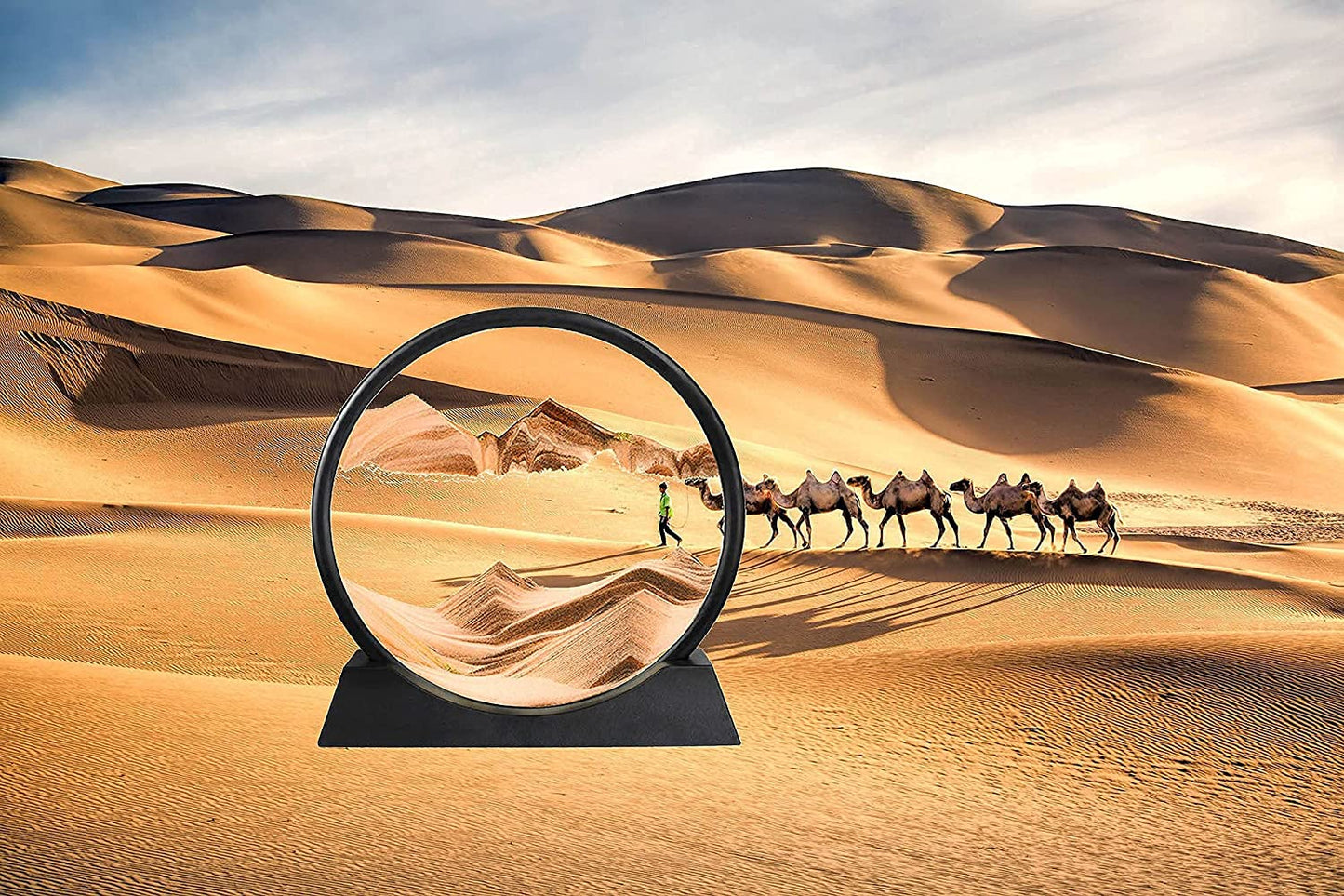 CalmVista - Flowing Sand Landscape | Where Motion Meets Mindfulness