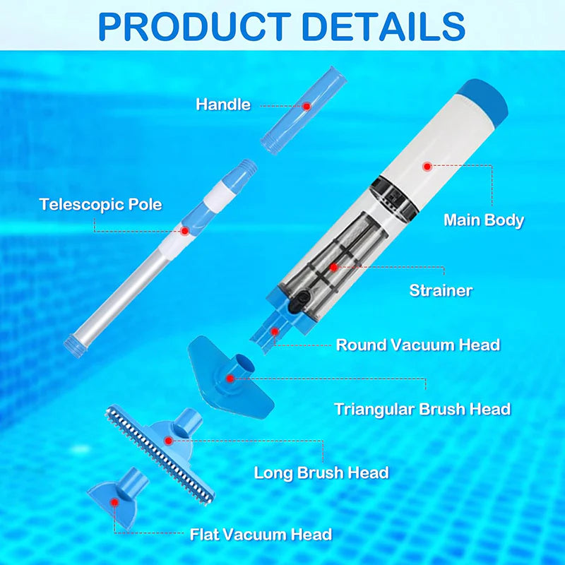 HydroClean – Rechargeable Pool Cleaner Pro