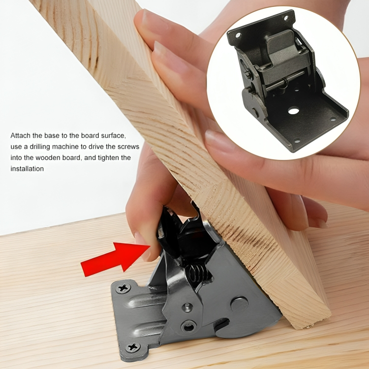 LockFold – Self Locking Folding Steel Furniture Hinges