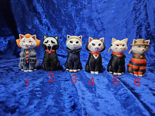 ScarePaws – Horror Inspired Cat Figurine Collection