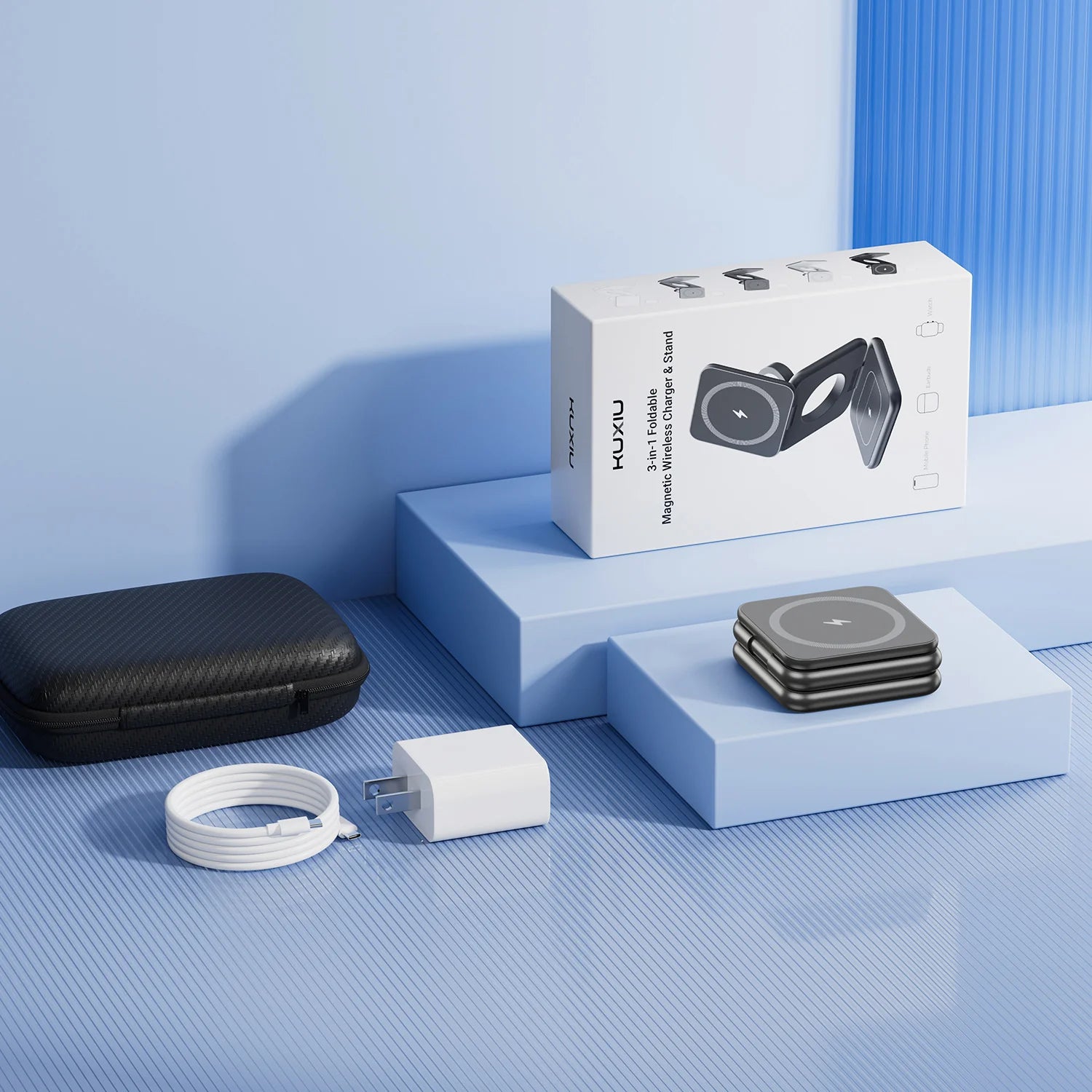 MagFlex – 3-in-1 Foldable X40 Charging Stand