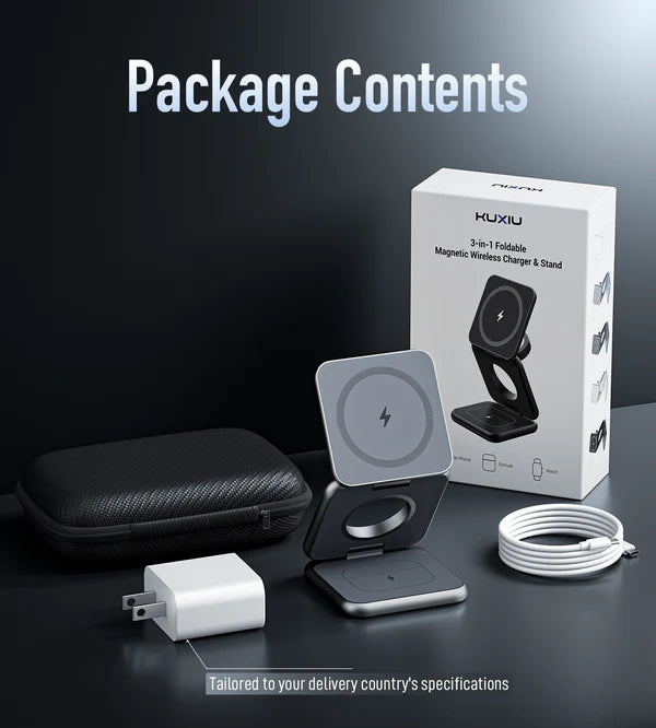 MagFlex – 3-in-1 Foldable X40 Charging Stand