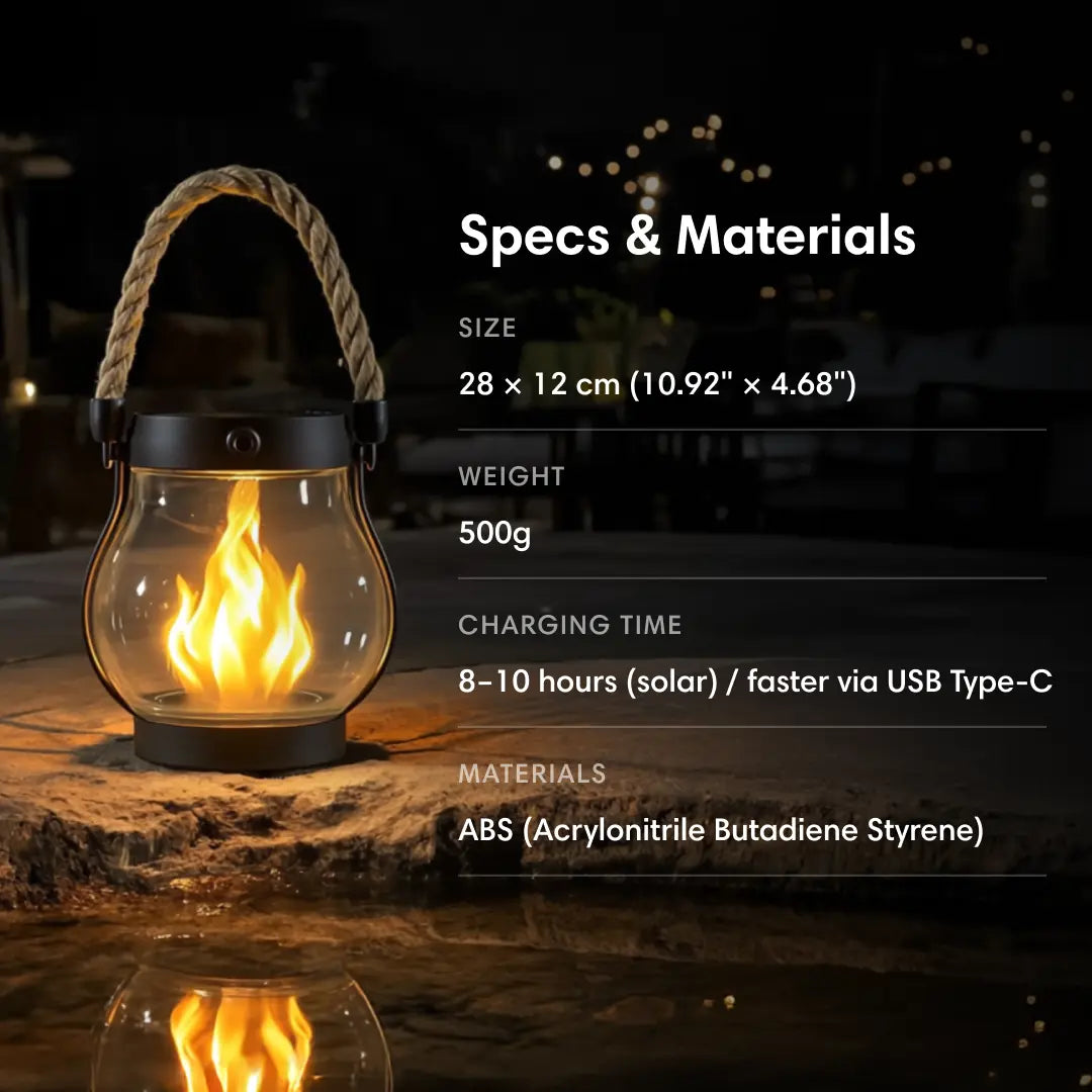 SolarLuxe – Decorative Outdoor Solar Lantern
