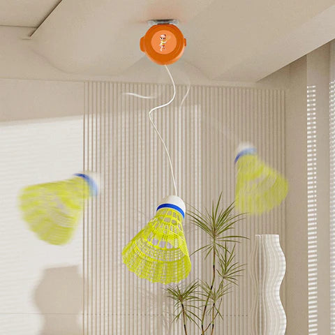 FlightEase – Solo Training Badminton Ball Set