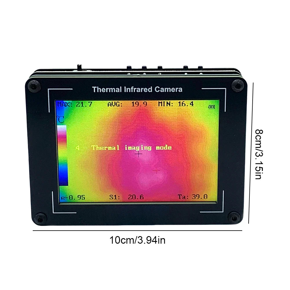 Advanced 3.5-Inch Thermal Imaging Camera: -40 to 450°C Range, 32x24 Pixels for Electrical & Mechanical Inspection