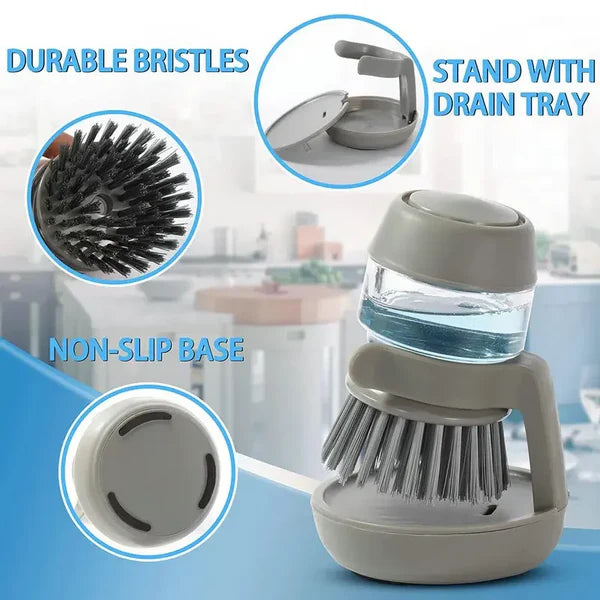 ScrubEase – Refillable Palm Cleaning Brush