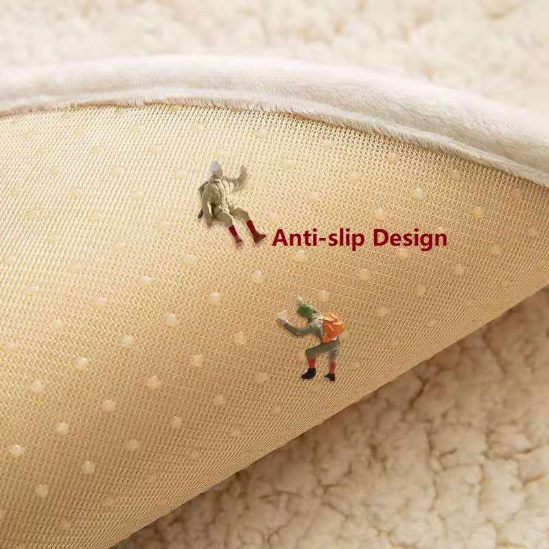 Ultra Soft Lamb Cashmere Sofa Cover – Plush Effect & Non-Slip
