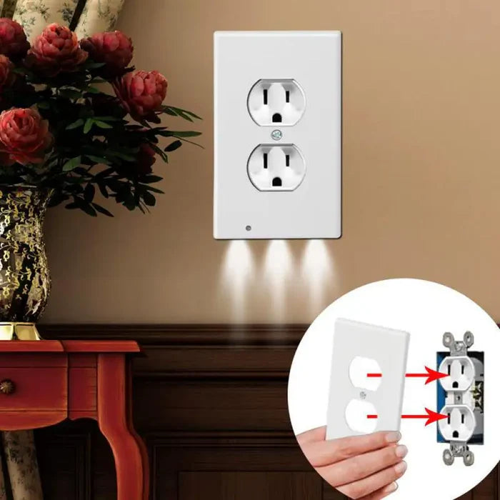 GlowEdge – Automatic LED Night Wall Plate