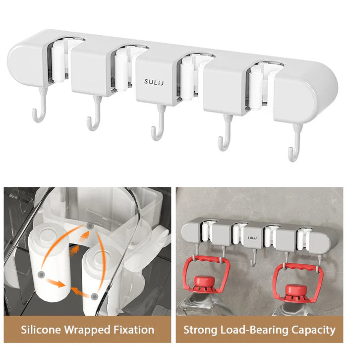 SwiftHold – Heavy Duty Mop Storage Rack