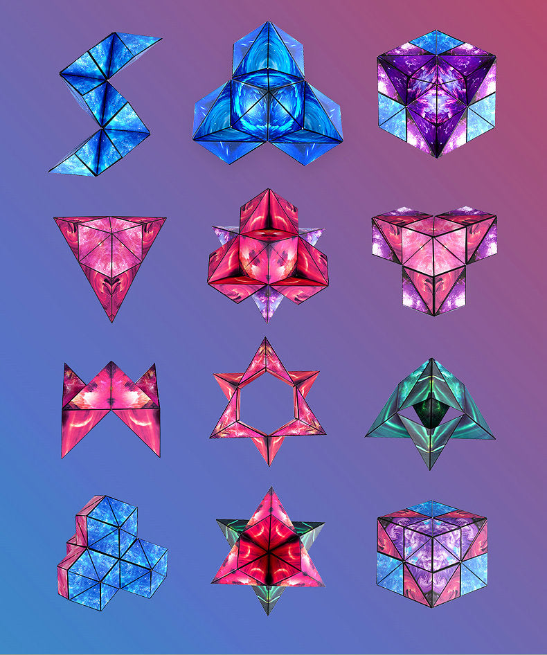 Shapenix - 3D Magnetic Shape Puzzle Cube