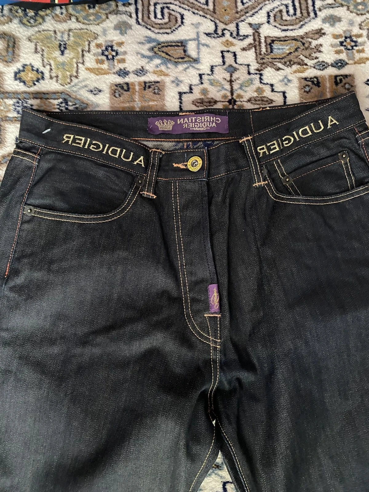 StitchLuxe – Embroidered High-Waist Wide-Leg Pants