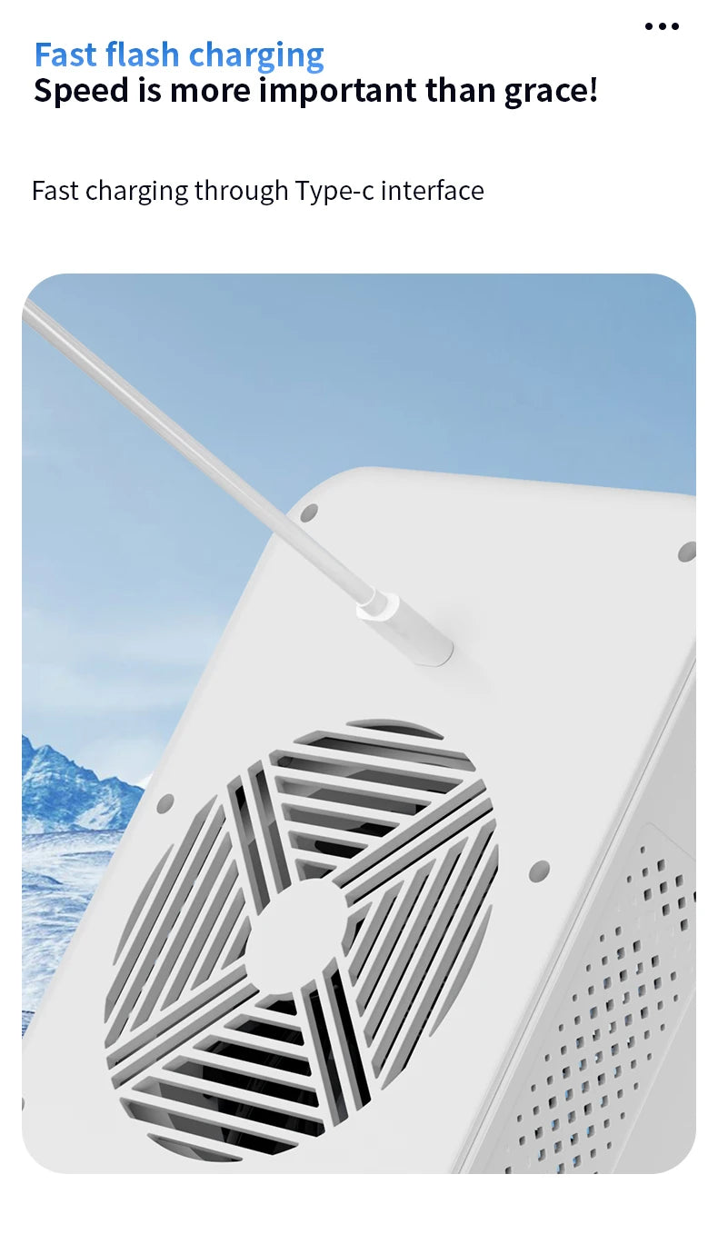 FrostBreeze – Portable Silent Air Conditioner with Water Cooling