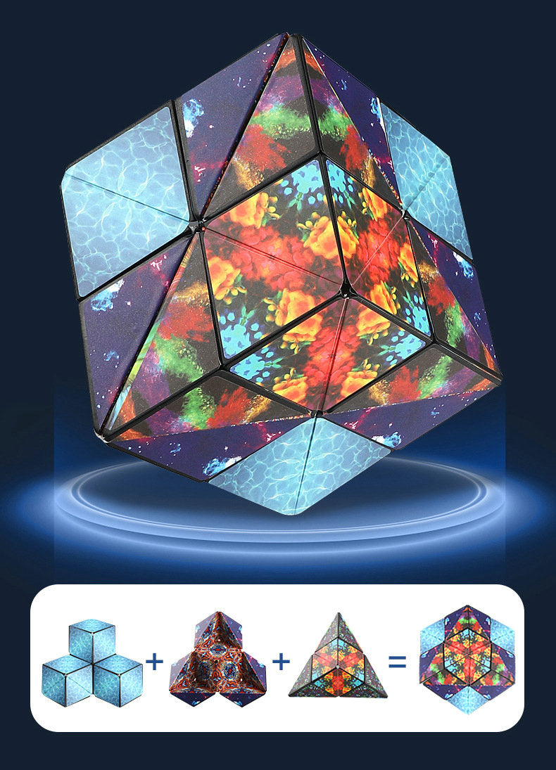 Shapenix - 3D Magnetic Shape Puzzle Cube