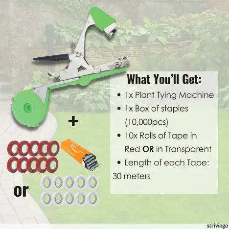 GrowGrip – Plant Binding Machine with Tape Starter Pack