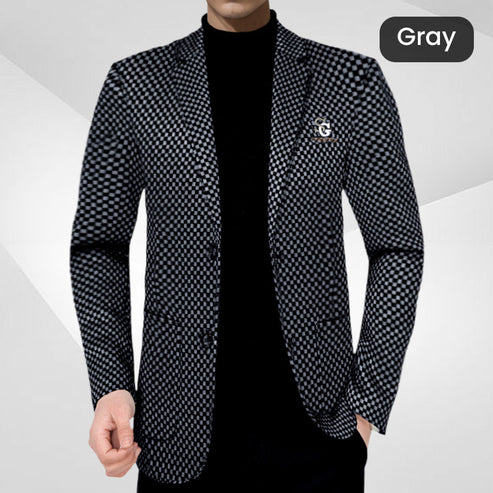 EliteForm – Slim-Fit Men’s Casual Blazer