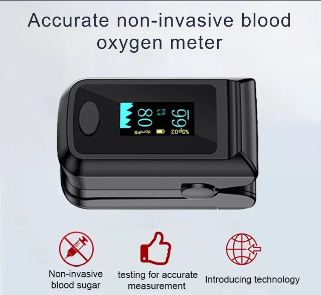 OxyTrack - Instant Blood Oxygen & Heart Rate Monitor