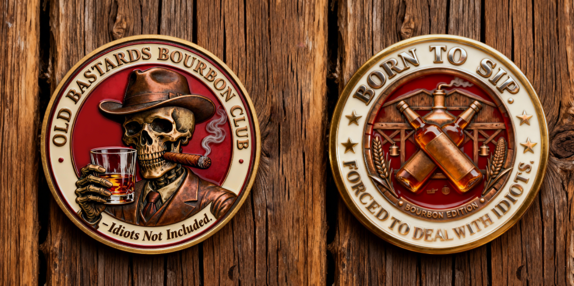 Bourbon Fixes Almost Everything—Idiots Not Included.”