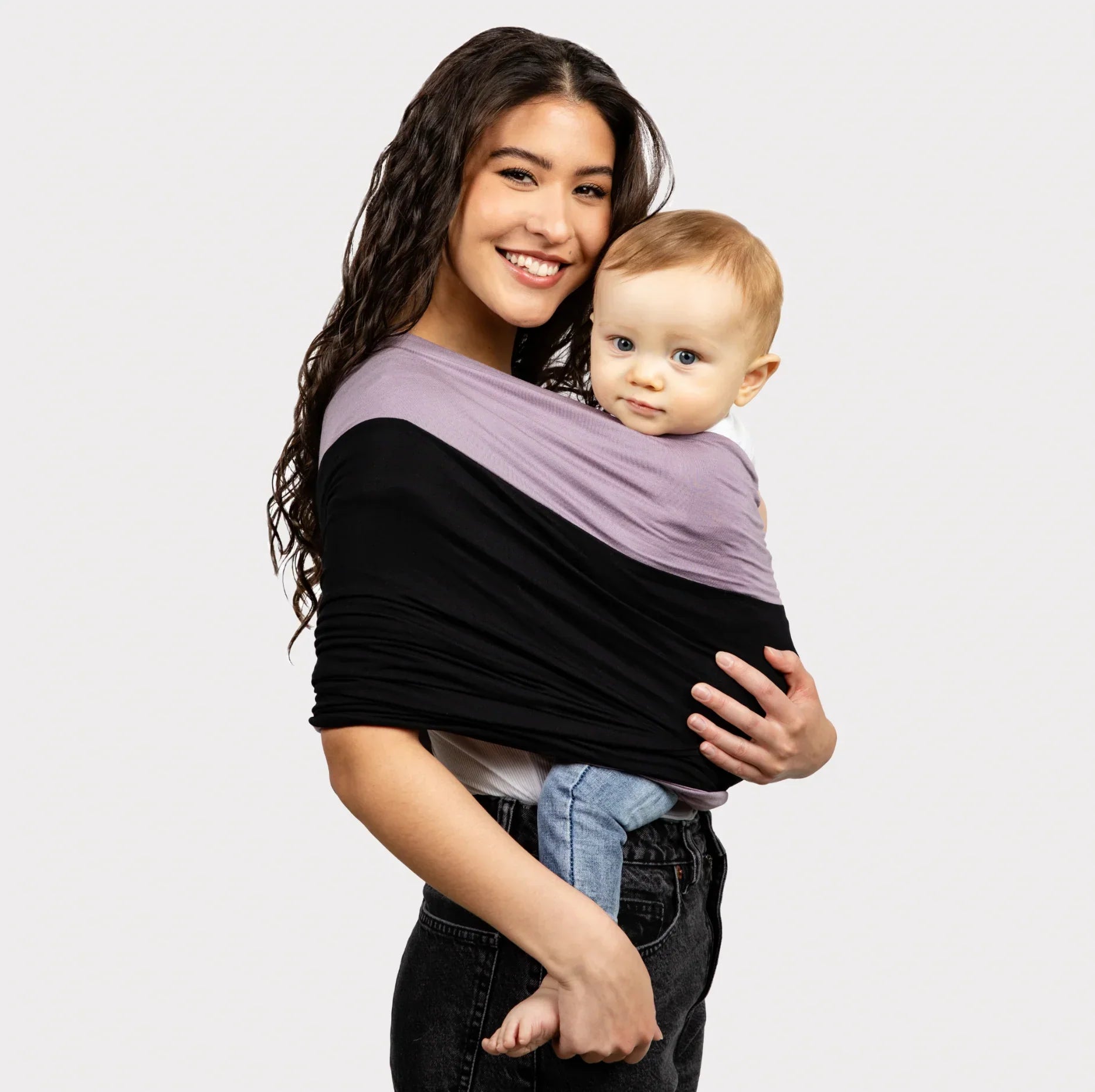 BabyBloom – Two-Tone Soft Wrap Cocoon Carrier