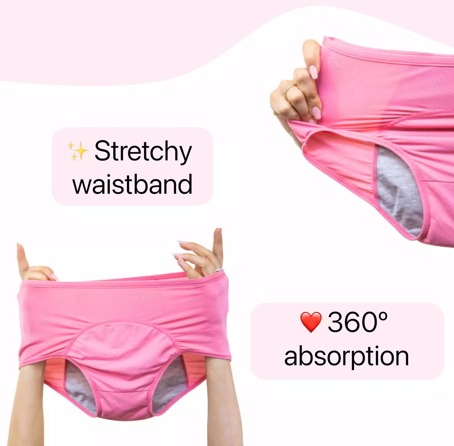 FlexiCare - Seamless Leak-Proof Panties