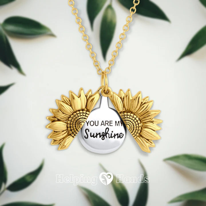 SunCharm – Radiant Flower Necklace
