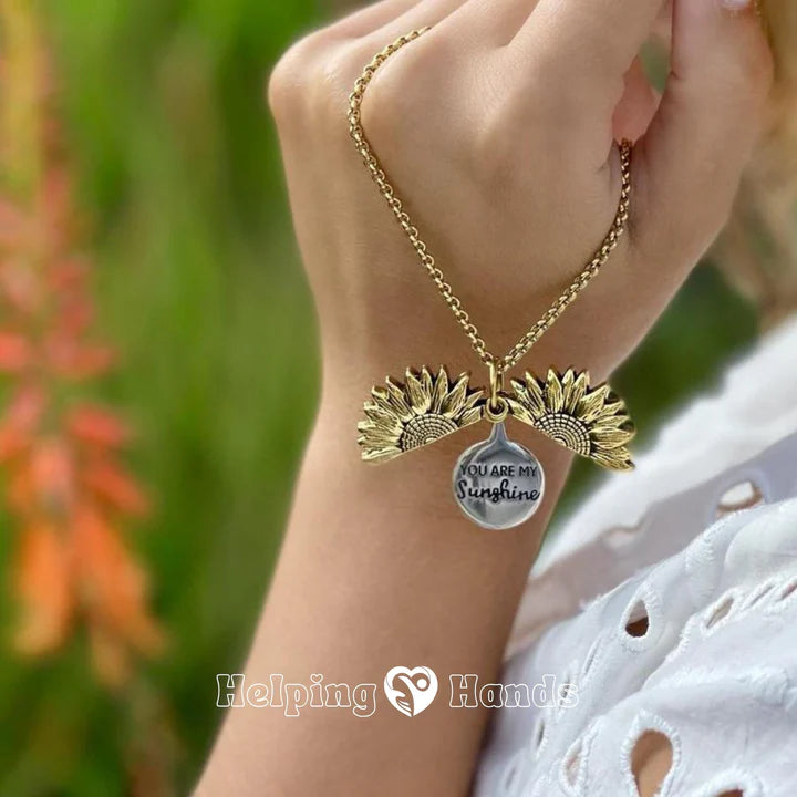 SunCharm – Radiant Flower Necklace
