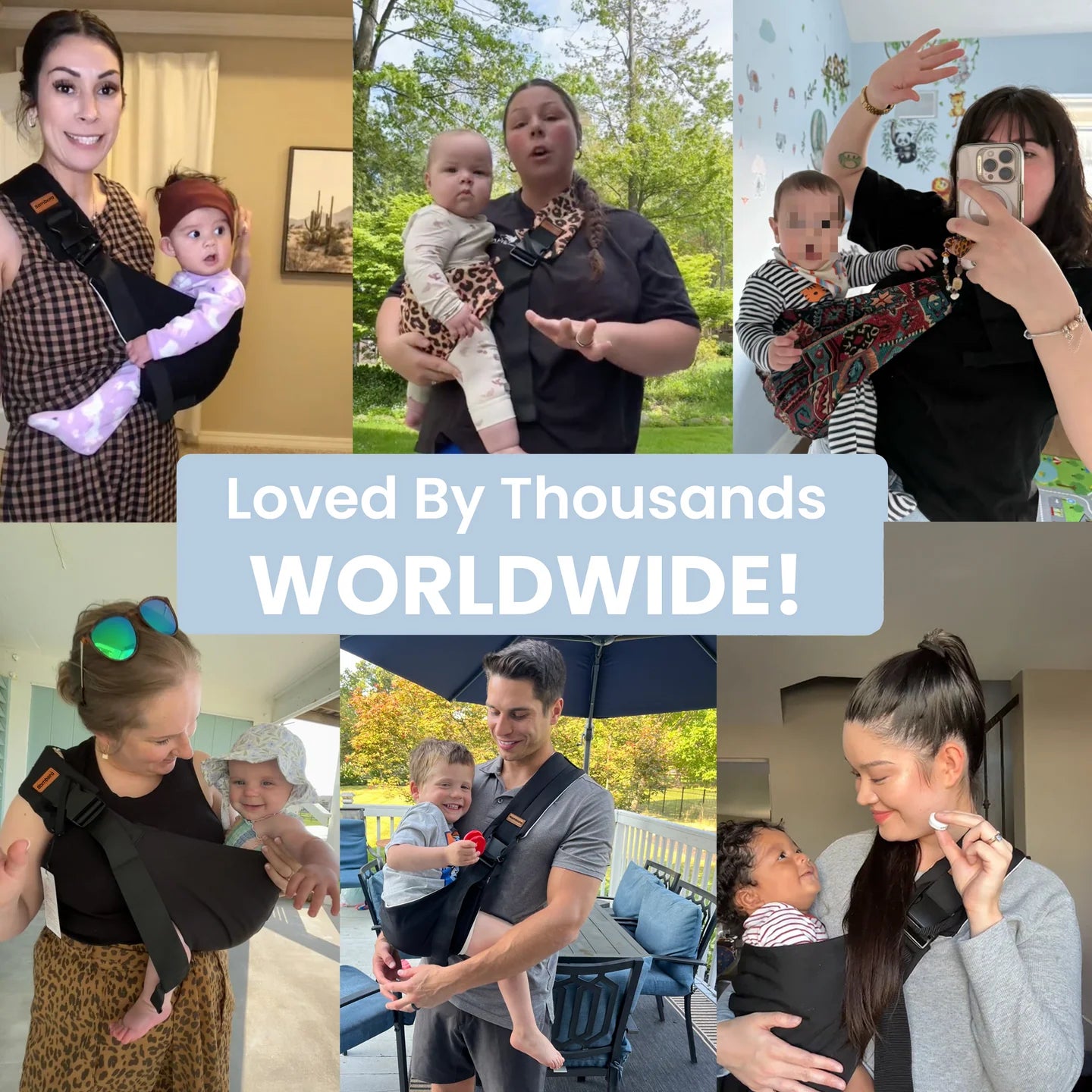 BamboraNest – Cozy Sling Carrier