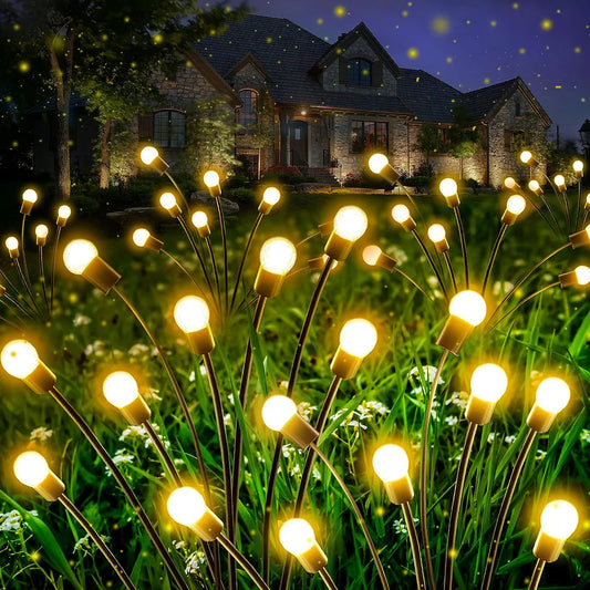 GlowDawn - Solar Firefly Garden Lights (8 Pc Pack)