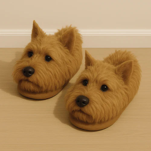 PawSteps – Super Realistic Dog Plush Slippers