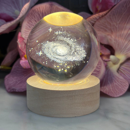 StarVista - Hand-Etched 3D Crystal Lamp