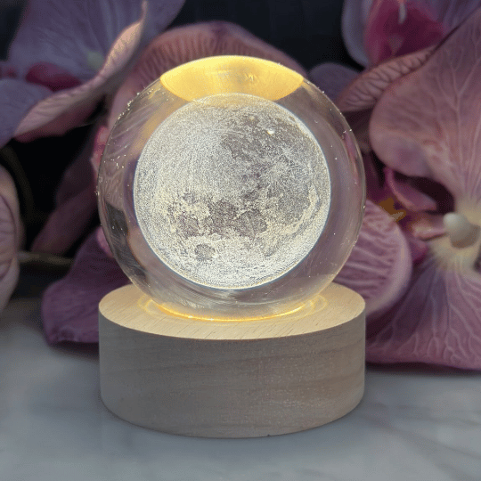 StarVista - Hand-Etched 3D Crystal Lamp