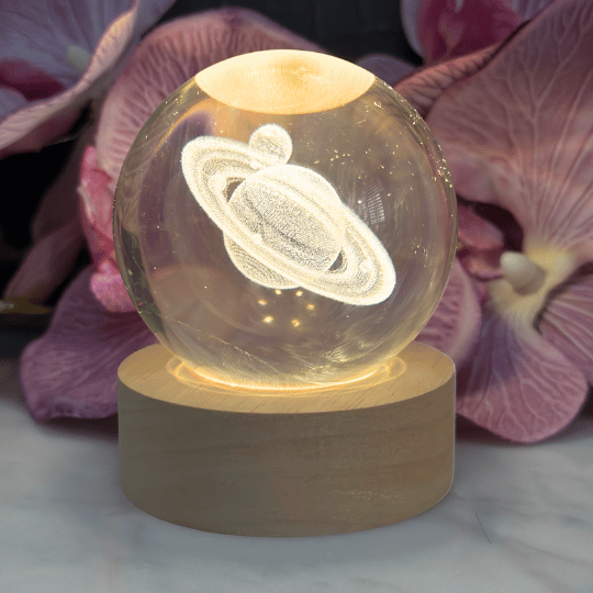 StarVista - Hand-Etched 3D Crystal Lamp