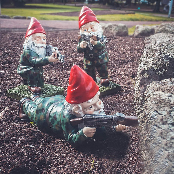 Elite Gnome Corps - Defend Your Flowerbeds in Style