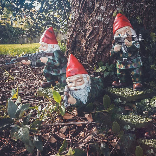 Elite Gnome Corps - Defend Your Flowerbeds in Style