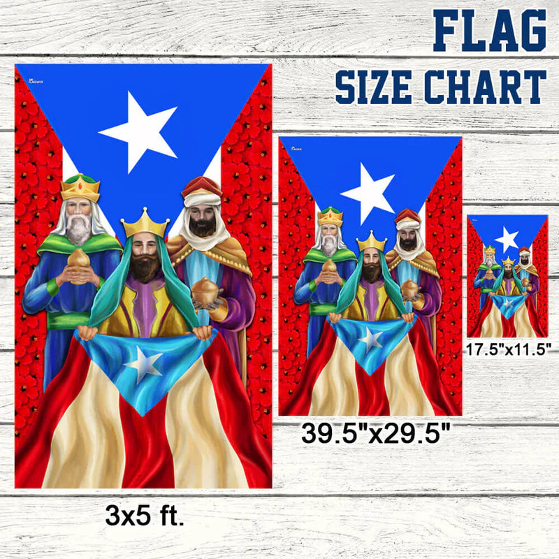 HeritageWave – Three Kings Puerto Rico Flag