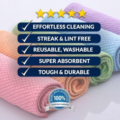NanoPure – Reusable Miracle Cleaning Cloths