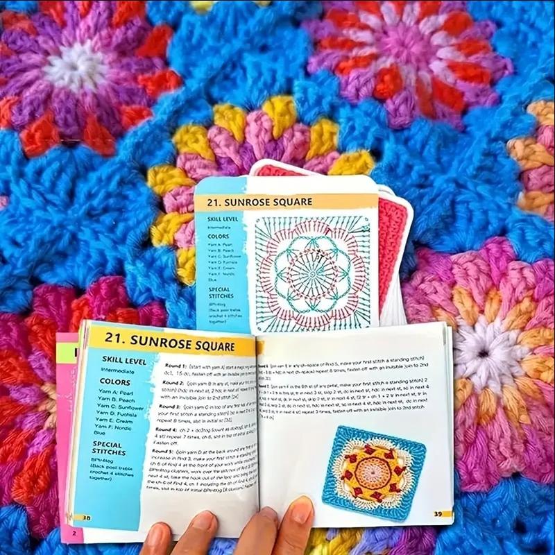 StitchCraft – Granny Square Crochet Card Set