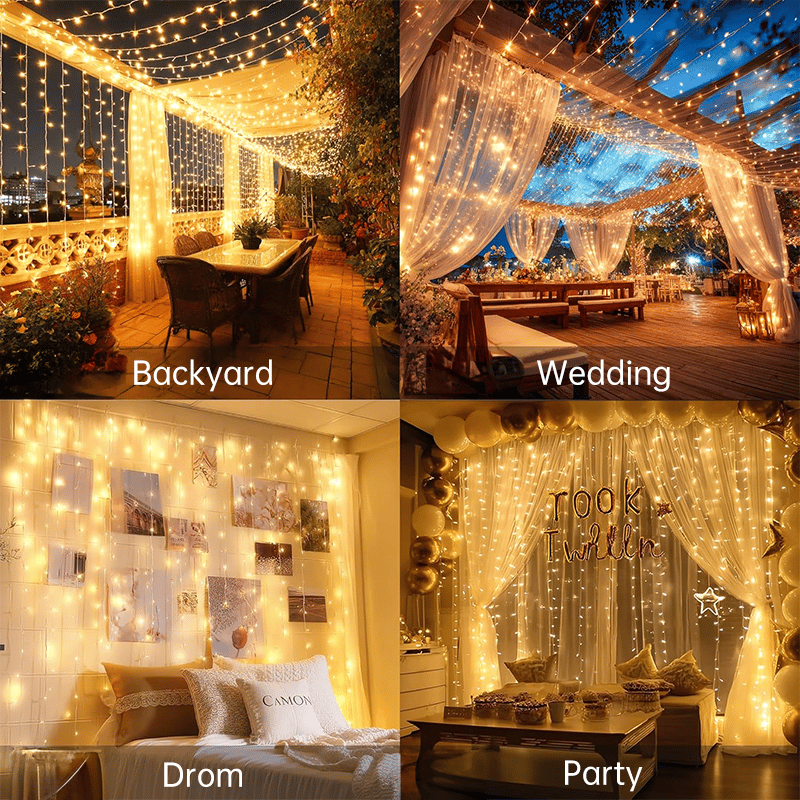 SparkleShine – LED Curtain Lighting