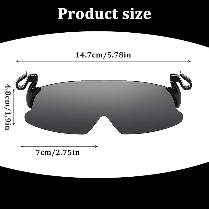 GlareBlock – Polarized Clip Cap Sunglasses
